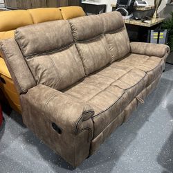 87'' Upholstered Reclining Sofa 1213
