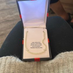 White Sapphire Sterling Silver