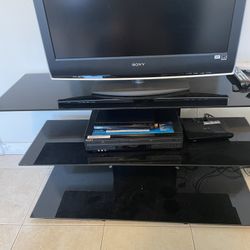 Glass tv stand (For Pick up)