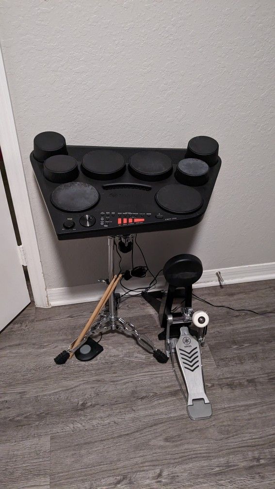 Yamaha Kick Pedal With Electric Kick Drum