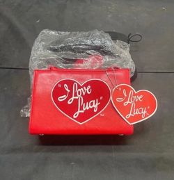 I Love Lucy Red Handbag with Tags
