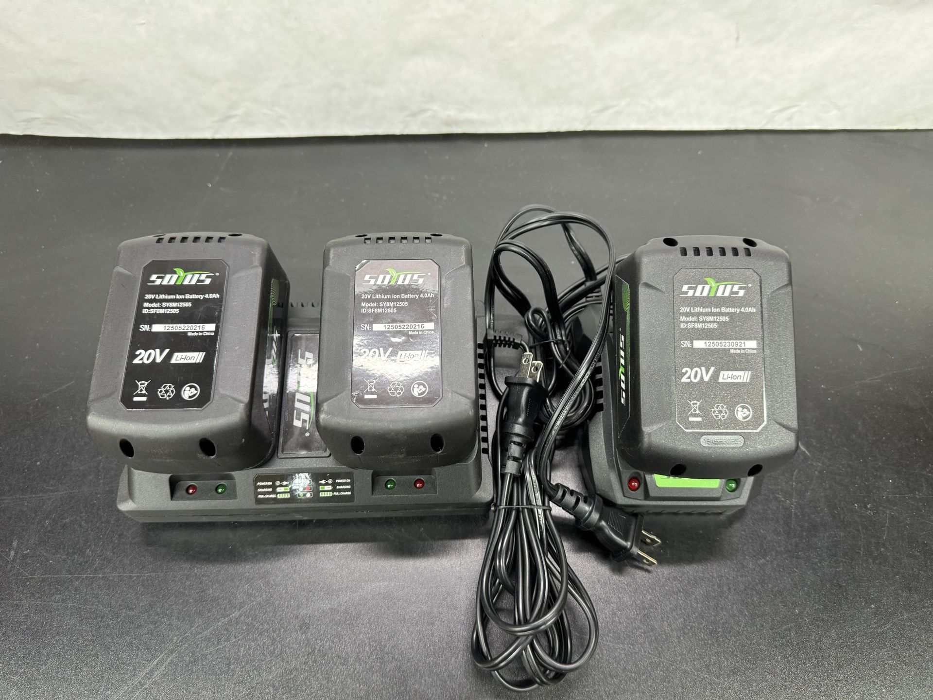 Soyus 20v Batteries & Chargers