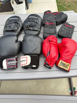 Boxing gloves for sale.