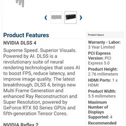 PNY Nvidia RGB 5090 OC