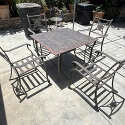 Aluminum Table Set