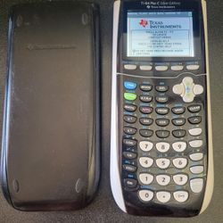TI-84 Plus C Silver Calculator Used Condition