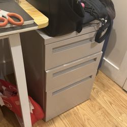 beige office filing cabinet 