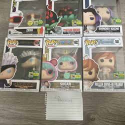 San Diego Comic Con 2024 Funko Pop Exclusives