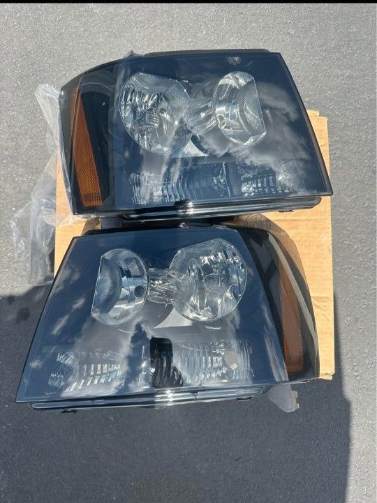 07-14 Chevy Tahoe/Suburban Headlights Faros Calaveras Micas Luces