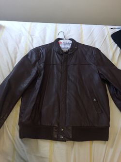 Old School Leather Jacket Size XL / L