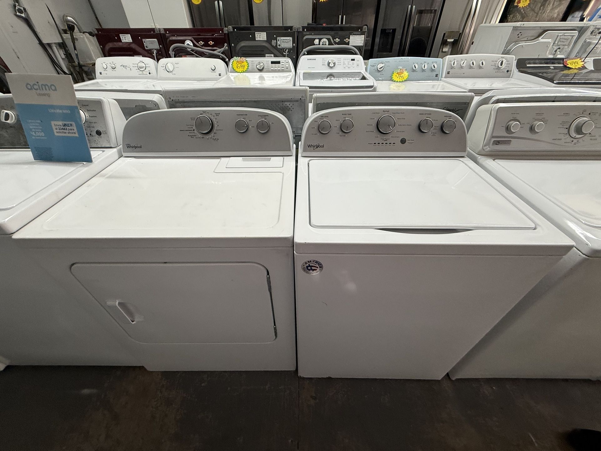 Whirlpool Washer and Dryer Set