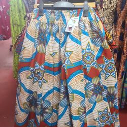 Ankara Skirt With Headwrap 