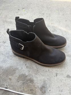 Esprit Black Suede Ankle Boots – Women’s Size 7.5