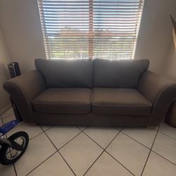 Green two seat couch Good condition 