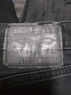 Levis 511 Jeans 30x30 Black