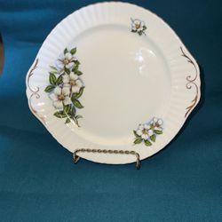 Dogwood Royal Windsor Bone China Floral Plate Made In England 