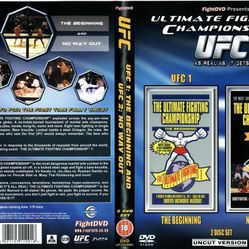 Ufc 1 & 2 W/dvd Case Dvd