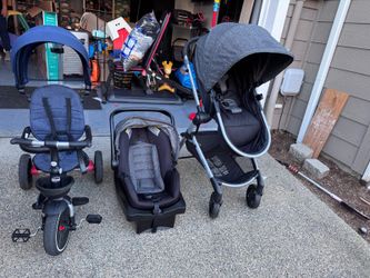 Baby Bundle! Stroller, Car Seat & Chicco Trike – Great Condition