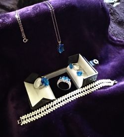 SALE NOW*60 💍5pc Sea Blue Combo