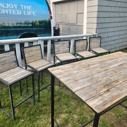 Patio Chairs And Table Set