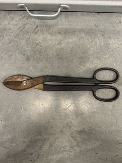 Vintage Wiss USA Drop-Forged Steel Tin Snips / Metal Shears