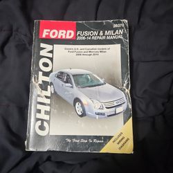 2006- 14 Ford Fusion / Mercury Milan Repair Manual