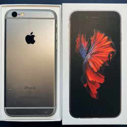 iPhone 6s 128 GB Space Grey Unlocked (Charger & Box Included)