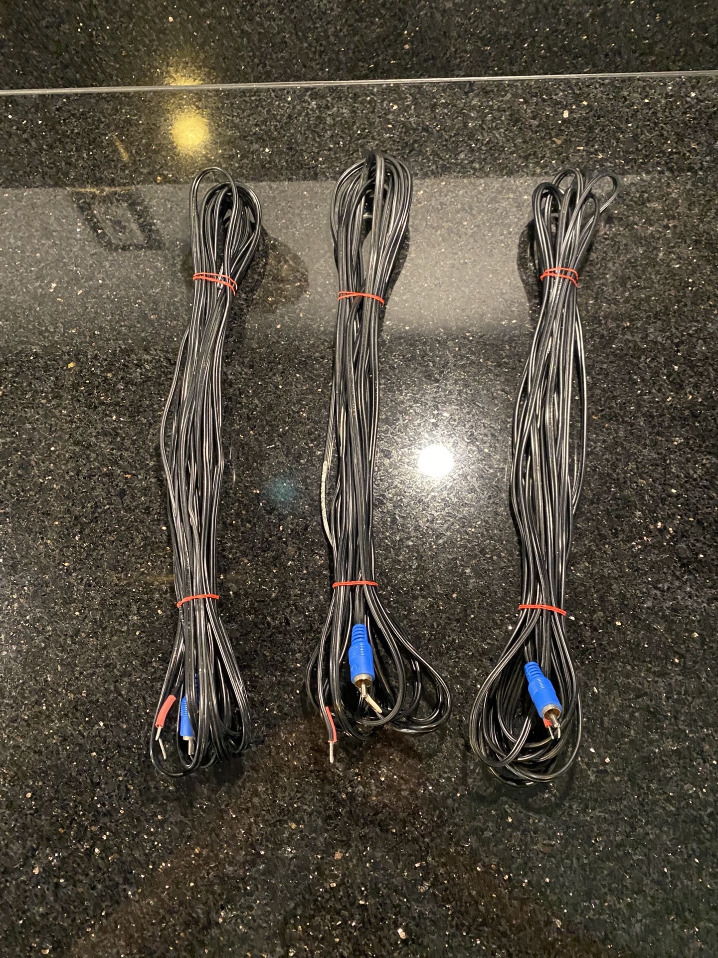Bose Acoustimass Subwoofer 3 Cables for Bose Lifestyle Front Cube Speaker Array