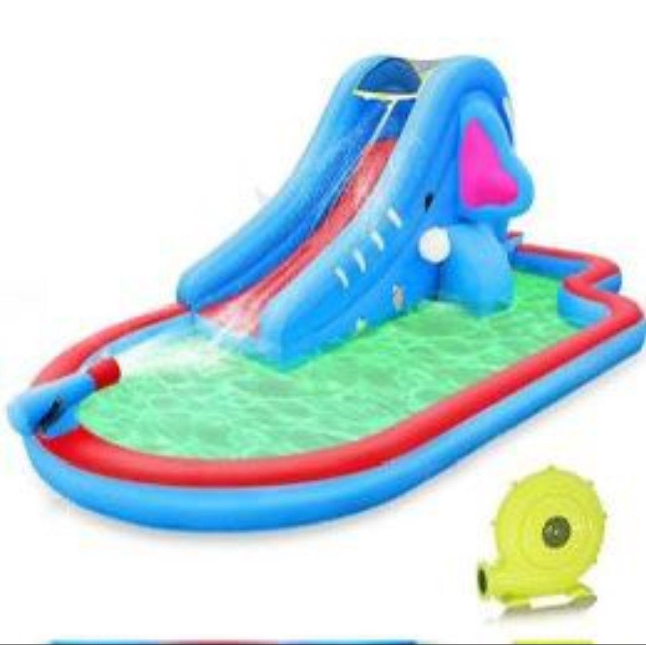 Bouncy Castle Inflatable with Slide Water Park Inflatable Pool Water Slides Spring Castle With Blowe
