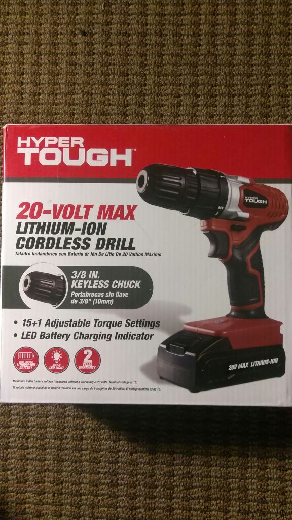 Hyper tough cordless drill