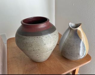Two ceramic vases