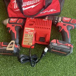 Milwaukee M18 Cordless 2 Tool Combo Kit
