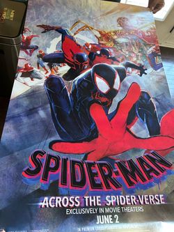 Miles Morales Spiderman Movie Poster
