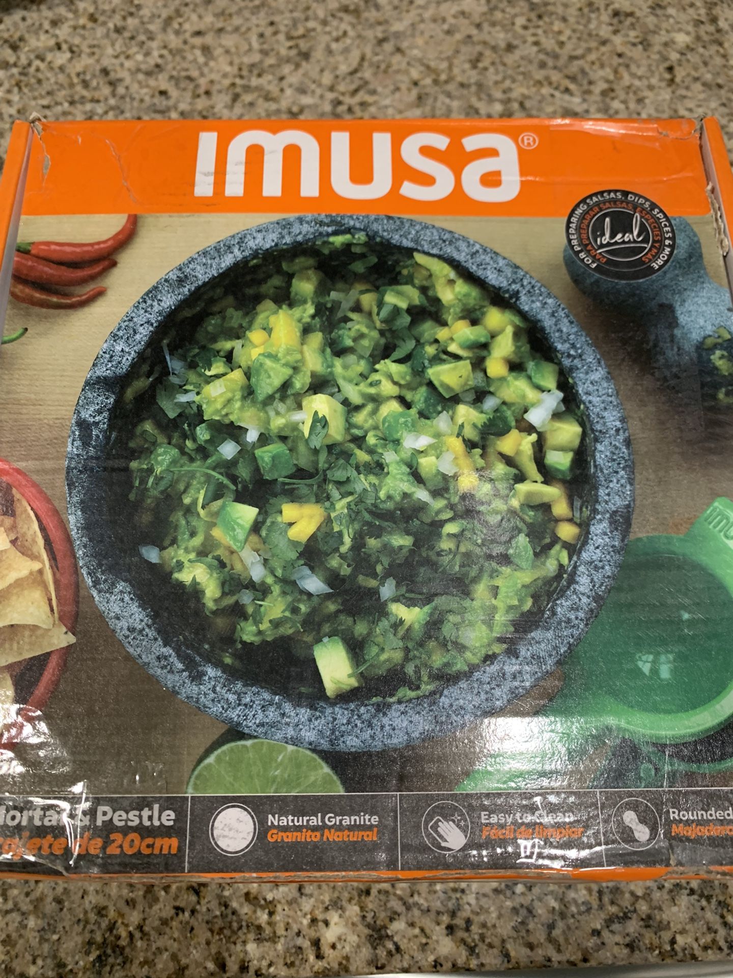 Imusa Molcajete 8” Granite