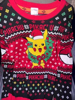 Pikachu Ugly Christmas Sweater XL