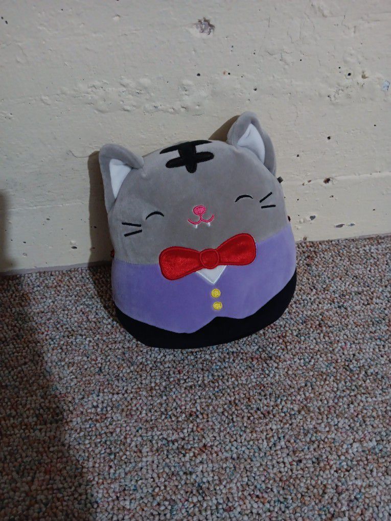 Small Cat In A Suit Squishmallow 