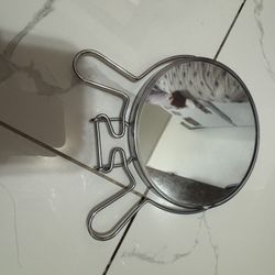 Stainless Steel Adjustable Makeup Mirror with Stand