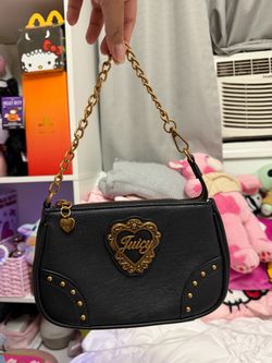 juicy couture mini wristlet shoulder bag