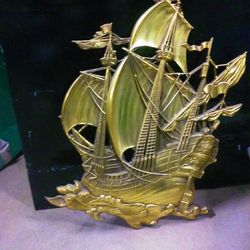 Vintage home interior ship