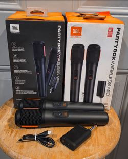 🔥JBL Rechargeable Wireless Microphones🔥$125 Each Box/ Cada Caja 🚫 FIRM ON PRICE 🚫