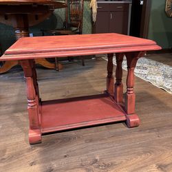 Refurbish side table/end table, solid wood