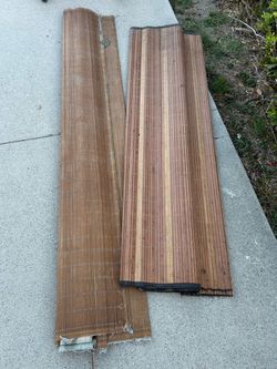 Bamboo Roll Mats $15 both
