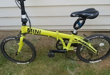 Mini coupe foldable bike[ lime Green]