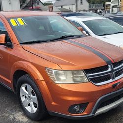 2011 DODGE JOURNEY 3 FILAS DE ASIENTOS EXTRA LIMPIO