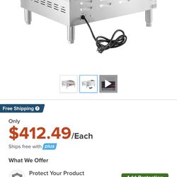 Electric Countertop Griddle 24”