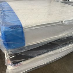 Cal King Pillow Top Bed (Mattress & Box Spring) Delivery Available 