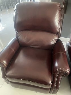 Two Burgundy Couches