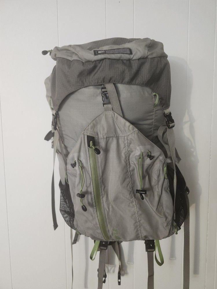 REI Flash 50 Backpack Grey and Green Large