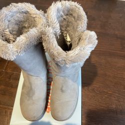 Girls Grey Boot