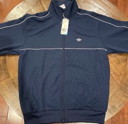 Adidas Originals Samstag Track Top Jacket Sz Medium ED7461 Night Indigo Navy
